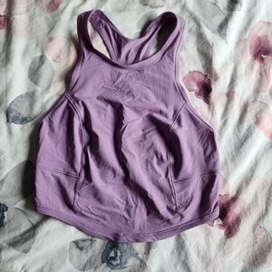 Lululemon Purple Power Thru Tank - Size 6 - Never worn